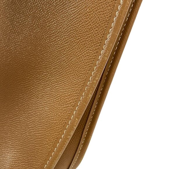 Authentic Hermes Evelyne GM gold brown epsom leather crossbody - Picture 5 of 16
